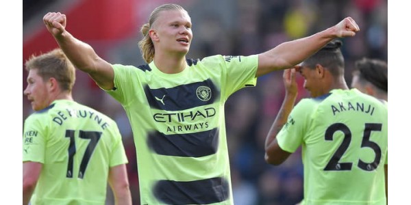 Il primo golden hook goal rovesciato di Erling Håland